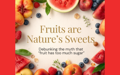 🍎 FRUIT IS NOT “TOO MUCH SUGAR” — LET’S BUST THAT MYTH! 🍓
