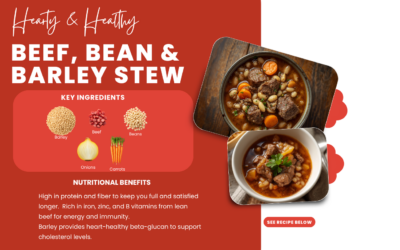 Hearty Beef, Barley & Bean Stew